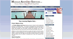 Desktop Screenshot of mahalowealth.com